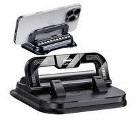 Tianher Soporte Movil Coche, Suporte Telemovel Carro Sujeta Moviles para Coche Porta Movil Soporte Telefono Marca con Número y 360 ° Base Giratoria para La Mayoría De Los Modelos De Teléfonos Móviles