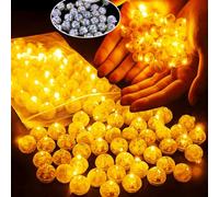TIANHOO LED Lámpara Globo,100Pcs Mini LED Bombillas Luz,Globos de Luces LED, Globos de Luces LED,Redondas Mini Luces Redondas Mini Luces para Cumpleaños, Boda, Fiesta,Navidad, Halloween