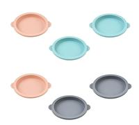 TIANLIN Molde para Freidora de Aire, Silicona para Bizcochos - 6 Unidades, Redondo Ø 10 cm - Perfecto para Horno, Repostería Casera, Cupcakes y Tartas Pequeñas