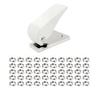 TIANNAIT 1 perforadora con 50 anillos tóricos portátiles, accesorios de vuelo para dardos pequeños y ligeros, adecuado para fiestas, bares.