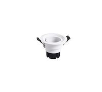 TIANQIHAO Lámpara de Trabajo de 5w, 7w y 12w, Panel LED Plano, Redonda, ultradelgada, empotrable, para Techo, para el hogar, Oficina, iluminación Comercial y Exteriores.