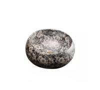 TIANQIHAO Lavabo De Cerámica Retro para Encimera, para Hogar, Exterior, Individual, para Balcón, Apartamento Pequeño, Un Color - A,One Color-A