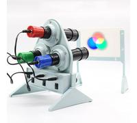 TIANQIHAO Modelo De Color RGB Fuente De Luz Tricolor Equipo De Enseñanza De Óptica para Escuelas Primarias Y Secundarias - Demostrador Experimental De Síntesis De 3 Colores Primari