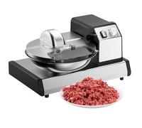 TIANQIHAO Procesador De Alimentos Comercial De 5,5 L para Carne Y Verduras, Cortador De 250 W con Cuchilla De Acero Inoxidable, Picador Eléctrico De Verduras, Picador De Albóndigas