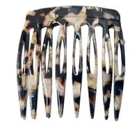 TIANQUXNGI 1 peines laterales para el cabello, diseños de estilos franceses con acabado de acetato, pequeños accesorios para el cabello para mujer, estilo seguro