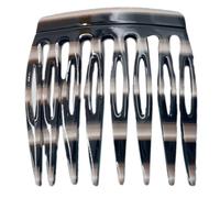 TIANQUXNGI 1 peines laterales para el cabello, diseños de estilos franceses con acabado de acetato, pequeños accesorios para el cabello para mujer, estilo seguro