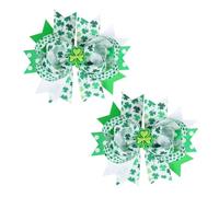 TIANQUXNGI 2 lazos para el pelo con temática irlandesa para niños, tocados para fiestas, decoraciones para fiestas y festivales irlandeses