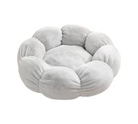TIANQUXNGI Camas para gatos de interior, cama de perro para perros pequeños, redonda, esponjosa, calmante, cama para mascotas, antiansiedad, cama de felpa suave, 2 S