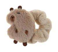TIANQUXNGI Capybaras - Diadema peluda para el pelo, con pinza para el pelo, para fiesta de cumpleaños