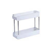 TIANQUXNGI Carrito de cocina en capas con múltiples capas y portavasos para organización del hogar