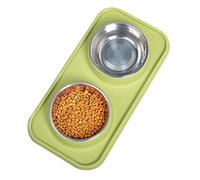 TIANQUXNGI Comedero desmontable para mascotas + bebedero para alimentos, fuente de agua antifugas, 2 en 1, comedero de agua para perros grandes