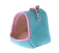 TIANQUXNGI Cómoda hamaca para hámster, jaula para mascotas pequeña, resistente, cálida, para colgar en casa, cama, nido oscilante para chinchilla, loro, cobaya, rata