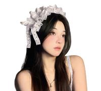 TIANQUXNGI Diademas de encaje hechas a mano para bailes de máscaras, accesorio para el pelo