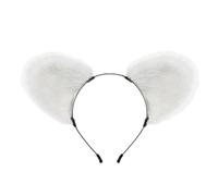 TIANQUXNGI Elegante diadema con orejas de oso para niñas y adultos, cómoda y a la moda, accesorio para el pelo para el uso diario