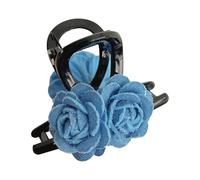 TIANQUXNGI Elegante diadema de flores de camelias para novia, boda, Halloween, para mujeres y estudiantes
