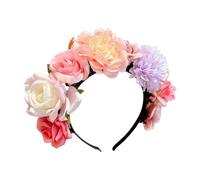 TIANQUXNGI Elegante diadema decorativa para el pelo para uso diario, bonita diadema de flores para ocasiones especiales