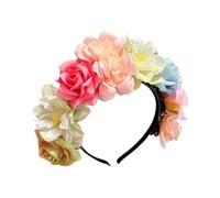 TIANQUXNGI Elegante diadema decorativa para el pelo para uso diario, bonita diadema de flores para ocasiones especiales