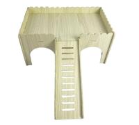 TIANQUXNGI Escalera desmontable para casa de hámster, escondites para mascotas pequeñas para hámster sirio, fácil de montar, decoración de hábitat
