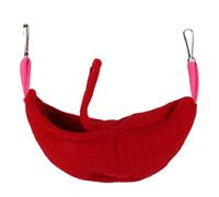 TIANQUXNGI Hamaca colgante de animales pequeños, hamaca de cama suave, juguete para loro, hámster, jaula de escondite, casa oscilante, bonita forma de fruta