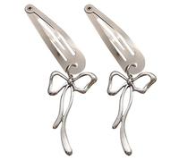 TIANQUXNGI Horquilla para el pelo con colgante de mariposa para mujer de los años 2000, horquilla para cabello fino, elegante clip lateral coreano