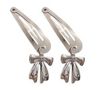 TIANQUXNGI Horquilla para el pelo con colgante de mariposa para mujer de los años 2000, horquilla para cabello fino, elegante clip lateral coreano