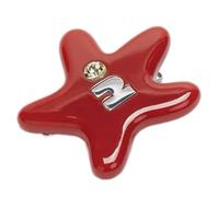 TIANQUXNGI Pasadores para el pelo con diseño de estrellas de mar, con purpurina, princesas, horquillas para el pelo, resinas, para fiestas, bodas y uso diario