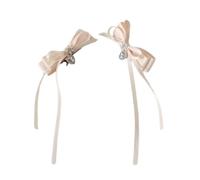 TIANQUXNGI Pinza para el pelo de Año Nuevo de los años 2000, clip lateral de Navidad, copo de nieve, dulce lazo, balletcore, accesorios para fotos