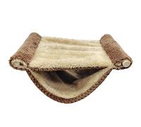 TIANQUXNGI Plataforma suave para nido de animales pequeños, cabaña de felpa, hamaca cálida, cama de invierno para mascotas pequeñas, para conejillos de indias, Sugar Glide