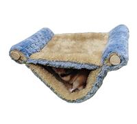 TIANQUXNGI Plataforma suave para nido de animales pequeños, cabaña de felpa, hamaca cálida, cama de invierno para mascotas pequeñas, para conejillos de indias, Sugar Glide