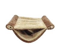 TIANQUXNGI Plataforma suave para nido de animales pequeños, cabaña de felpa, hamaca cálida, cama de invierno para mascotas pequeñas, para conejillos de indias, Sugar Glide