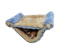 TIANQUXNGI Plataforma suave para nido de animales pequeños, cabaña de felpa, hamaca cálida, cama de invierno para mascotas pequeñas, para conejillos de indias, Sugar Glide