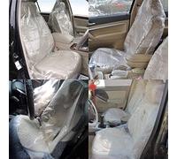 TIANRUIDA Paquete de 100 Fundas Desechables de plástico para Asiento de Coche, Protector de vehículo(1,2 kg/100 Piezas)