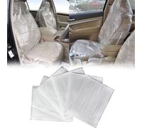 TIANRUIDA Paquete de Fundas Desechables de plástico para Asiento de Coche, Protector de vehículo (Grueso/Paquete Individual (20 g x 50 Unidades)