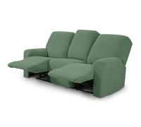 TIANSHU Funda Reclinable de 3 Plaza, Fundas Reclinables Elásticas, Protector Funda Sillón Relax, Funda Cubre Sofá, Fundas de Sofá Lavables y Elásticas para Muebles (Verde Oliva)