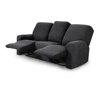 TIANSHU Funda Reclinable de 3 Plaza, Fundas Reclinables Elásticas, Protector Funda Sillón Relax, Funda Cubre Sofá, Fundas de Sofá Lavables y Elásticas para Muebles (Gris)