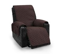 TIANSHU Funda Sillón Impermeable Funda Sillon Relax Reclinable Acolchado Reversible Fundas Sillon Relax Ajustables Antideslizante Lavable Mascotas Amigables (Chocolate)