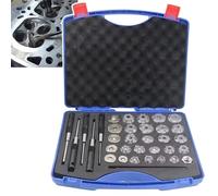 TIANTOO Escariador De Válvulas Universal (34 Piezas), Juego De Escariador De Asientos De Válvulas Automotrices De 22-38 Mm, para Rectificado De Motores.,34pcs