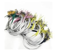 tianwandong 10 juegos de cuerdas de violín de aleación 4/4 3/4 1/2 1/4 1/8 EADG, piezas de violín(4-4)