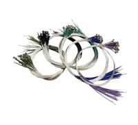 tianwandong 10 juegos de cuerdas de violín plateadas de 5 cuerdas con núcleo de acero