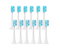 tianwandong 12 cabezales de repuesto for cepillos de dientes eléctricos sónicos T300/T500/T700, tapas de cerdas suaves, boquillas for envasado al vacío(6BlueL6BlueD)