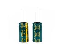 tianwandong 2-50 unidades de condensadores aluminio baja frecuencia (10 V, 16, 25, 35, 50, 400 V) y capacitancias 100 µF, 220, 330, 470, 680, 1500, 2200 3300(63V10UF 50PCS)