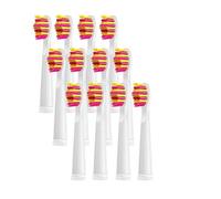 tianwandong 3/4/8/12/16 piezas de cabezales de repuesto for cepillo de dientes eléctrico, recambio de cepillo de cerdas Dupont for limpieza de dientes(12 Pcs pink)