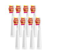 tianwandong 3/4/8/12/16 piezas de cabezales de repuesto for cepillo de dientes eléctrico, recambio de cepillo de cerdas Dupont for limpieza de dientes(8 Pcs pink)