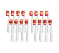 tianwandong 3/4/8/12/16 piezas de cabezales de repuesto for cepillo de dientes eléctrico, recambio de cepillo de cerdas Dupont for limpieza de dientes(16 Pcs pink)