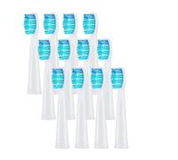 tianwandong 3/4/8/12/16 piezas de cabezales de repuesto for cepillo de dientes eléctrico, recambio de cepillo de cerdas Dupont for limpieza de dientes(12 Pcs white)