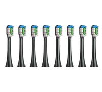 tianwandong 4-16 cabezales de repuesto for cepillo de dientes eléctrico T3/T5/T10/T10S/T20/E7/V5(8 BLACK)