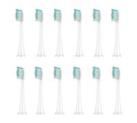 tianwandong 4/8/12/16/20 piezas de cabezal de repuesto for cepillo de dientes compatible con recambios de cabezal de cepillo de dientes eléctrico compatibles con Diamond Cleaning(12Pcs White)