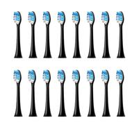 tianwandong 4/8/16 piezas M1/RMH2012/M2/RTX2102 cabezales de repuesto for cepillo de dientes eléctrico M1/RMH2012/M2/RTX2102(16BLACK)