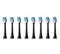 tianwandong 4/8/16 piezas M1/RMH2012/M2/RTX2102 cabezales de repuesto for cepillo de dientes eléctrico M1/RMH2012/M2/RTX2102(8BLACK)