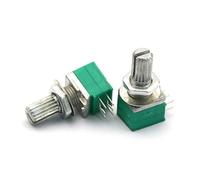 tianwandong 5 unidades/lote 6 pines RK097G B1K B5K B10K B20K B50K B100K B500K con interruptor, eje de audio, potenciómetro sellado for amplificador 15 mm(10K Ohm)